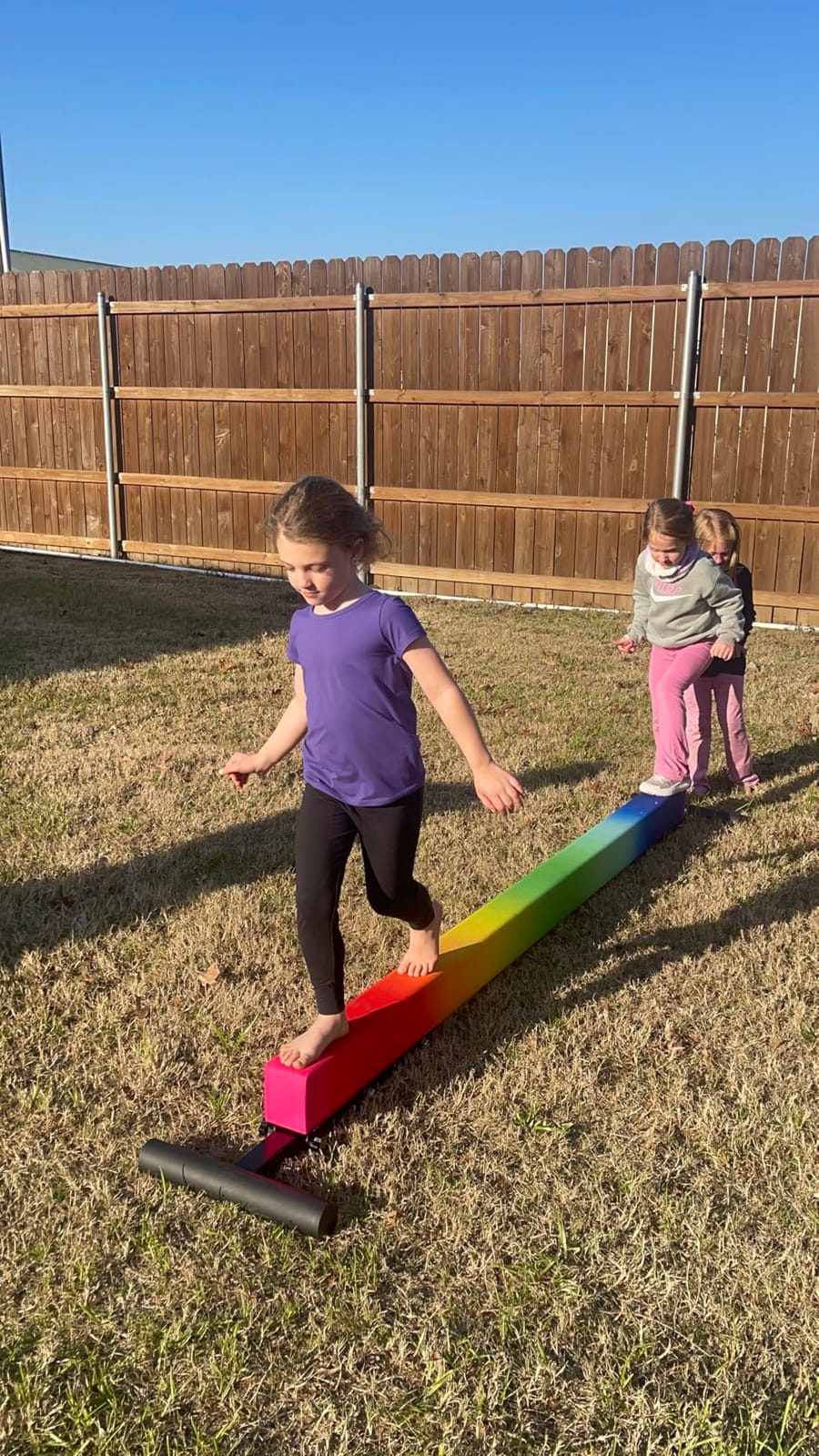 Seliyoo Balance Beam for Kids,Adjustable 8FT Gymnastics Beam customer photo 1