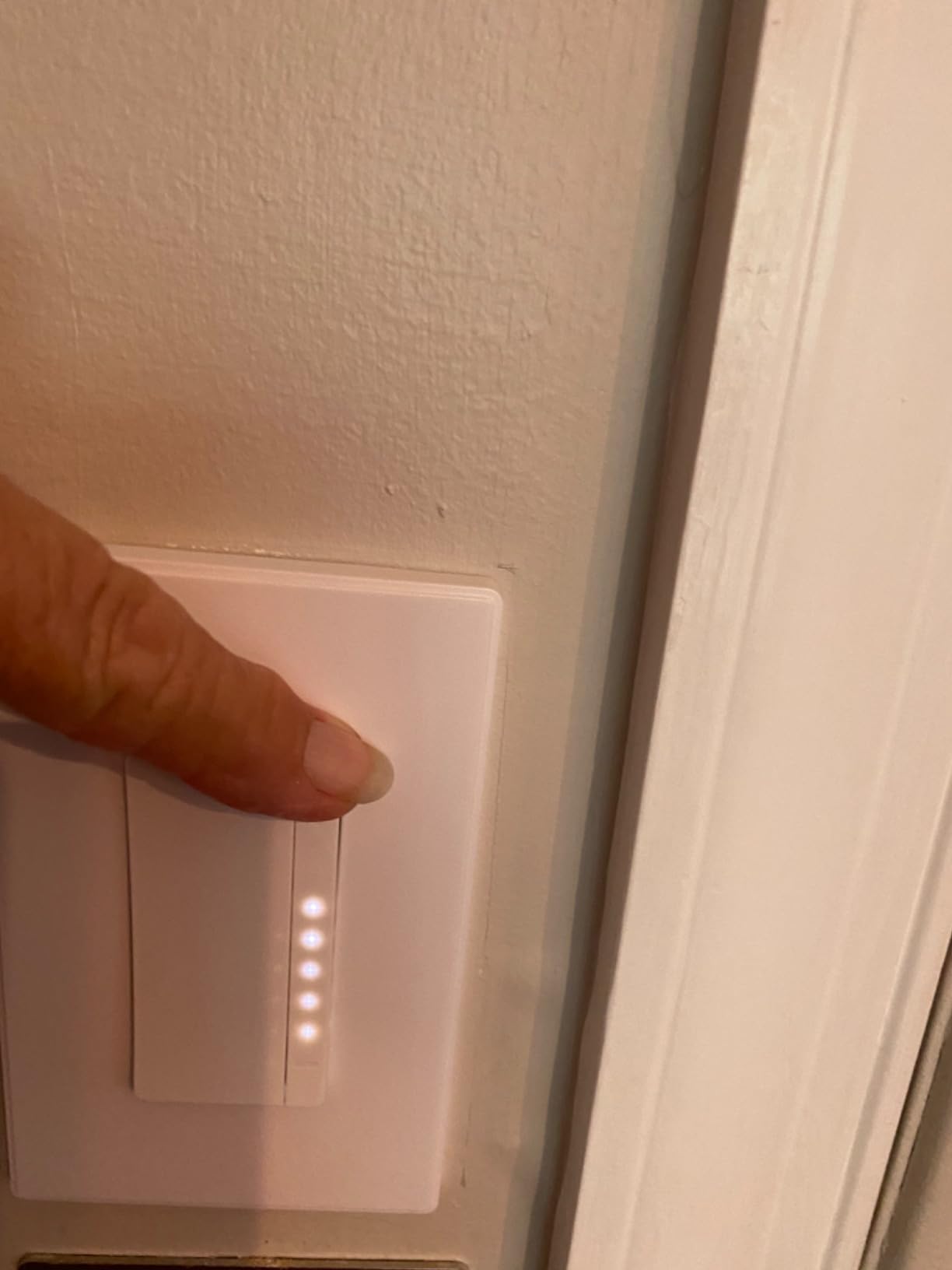 ELEGRP Smart Dimmer Light Switch DPR30, 2.4GHz Wi-Fi Dimmer Switch Compatible with Alexa and Google Assistant, Single Pole/3 Way, Needs Neutral Wire, No Hub Required, UL Listed, Matte White, 1 Pack customer photo 1