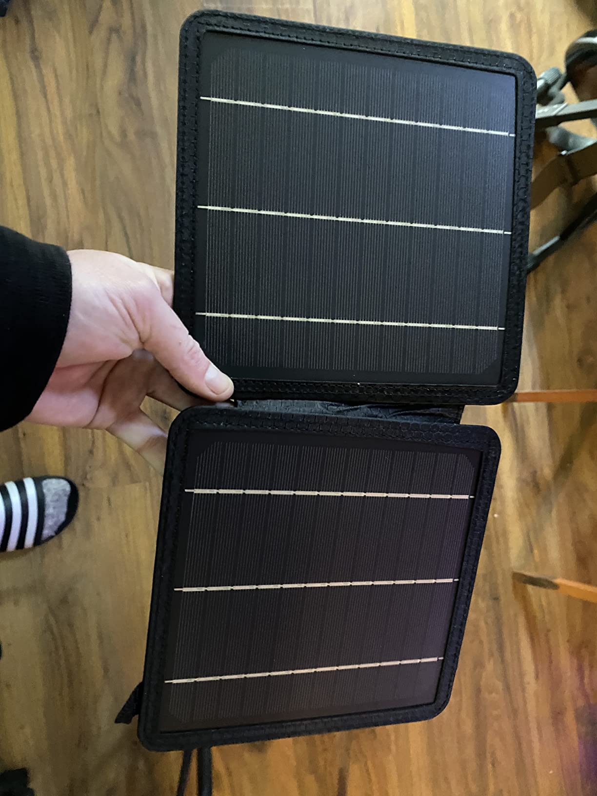 BLAVOR 10W Portable Solar Charger (5V/2A Max), Small Foldable Solar Panel customer photo 2