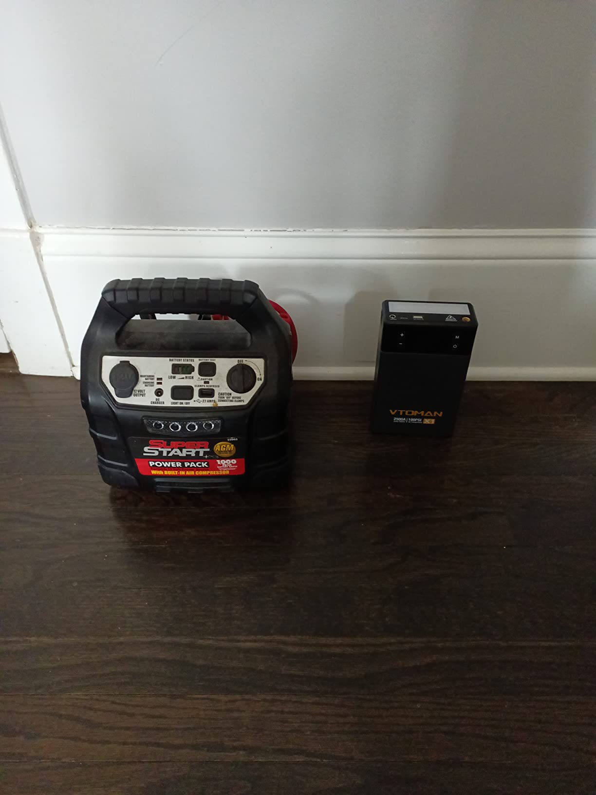 VTOMAN X1 LiFePO4 Jump Starter with Air Compressor, 12V Portable Jump Box customer photo 2