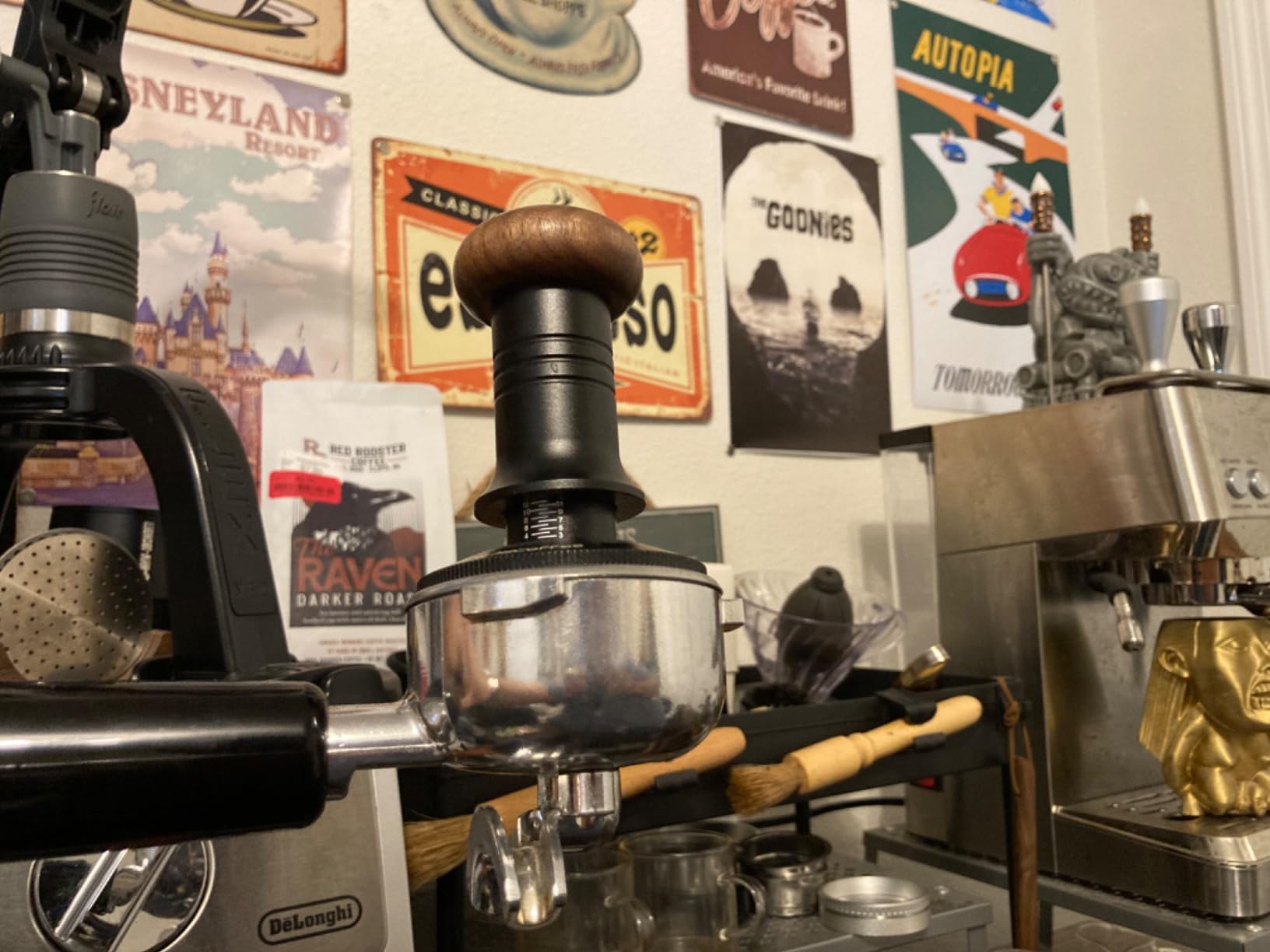 MiiCoffee Espresso Coffee Tamper 58.5mm, Level Coffee Tamper for 58mm Portafilter, Adjustable Depth Stainless Steel Ripple Base customer photo 1