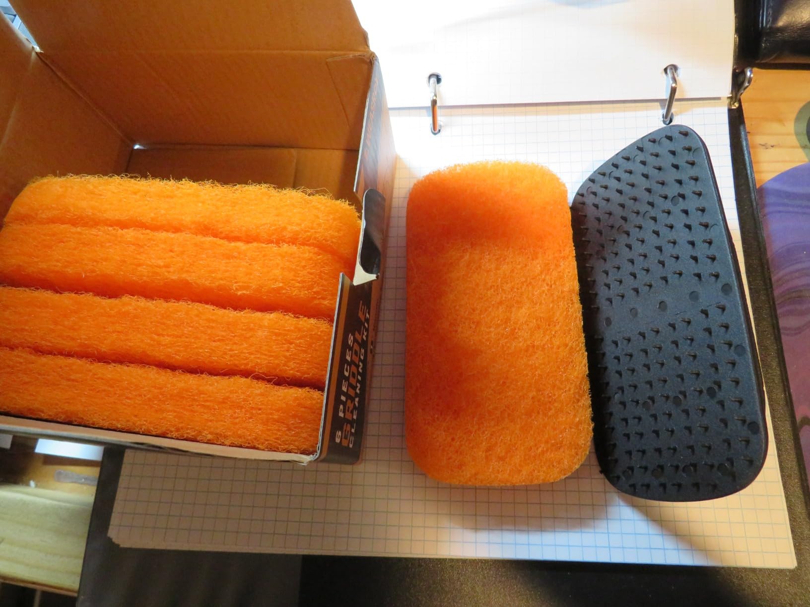 Griddle Cleaning Kit for Blackstone, Non-Scratch Scouring Pads for Kitchen customer photo 1