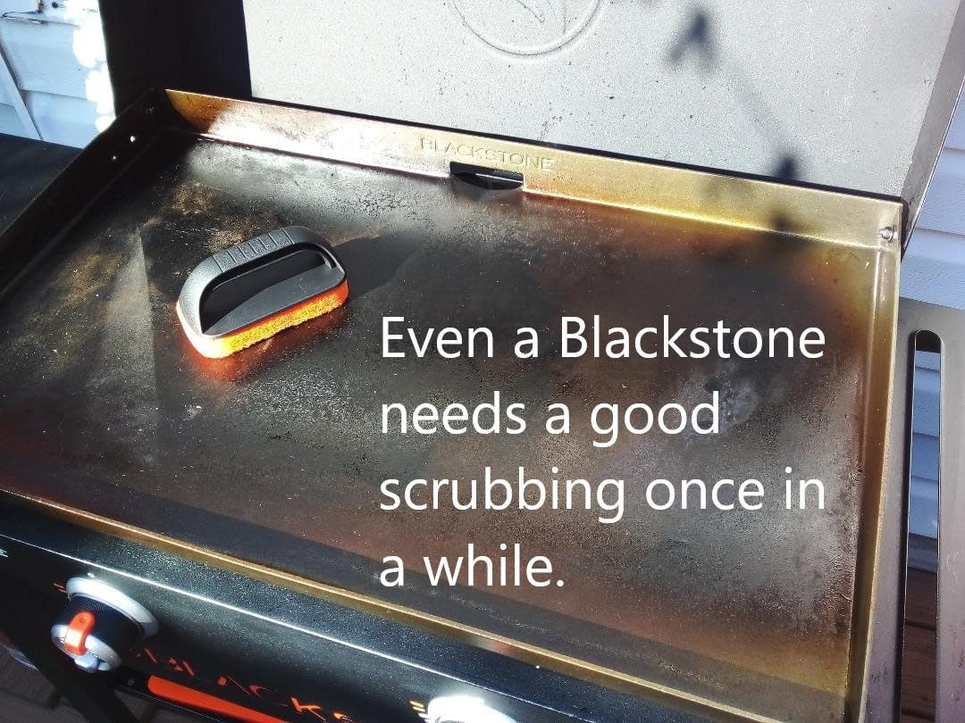 Griddle Cleaning Kit for Blackstone, Non-Scratch Scouring Pads for Kitchen customer photo 2