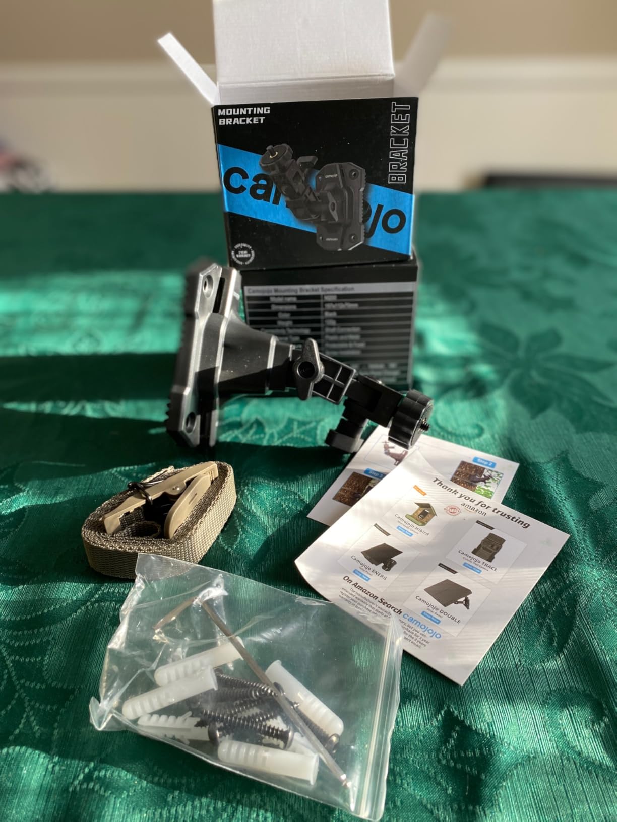 Camojojo Trail Cameras Mounting Bracket with 1/4
