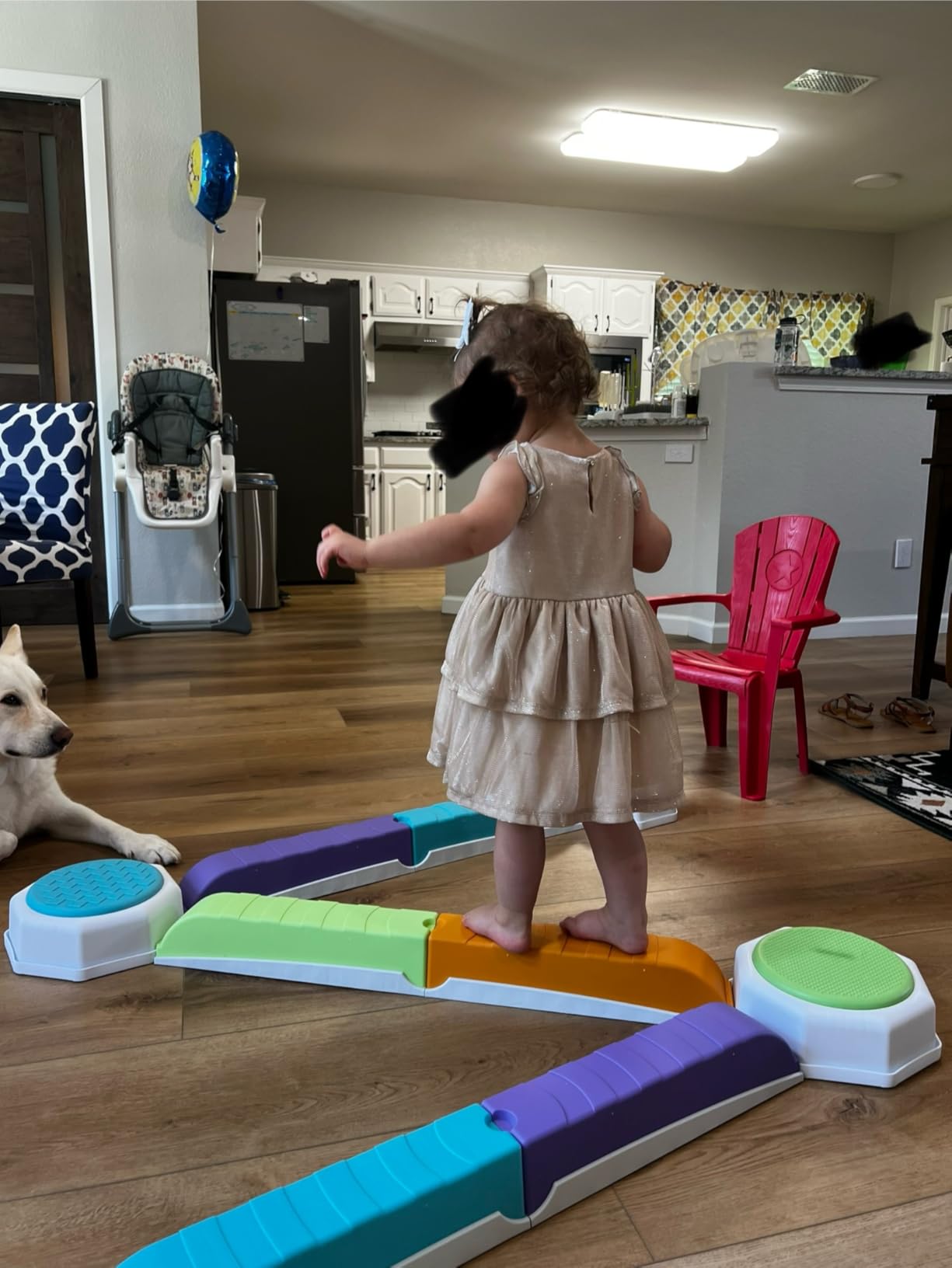 Acorn Avenue Balance Beam & Stepping Stones 13 Pc - Sensory - Toddler customer photo 1