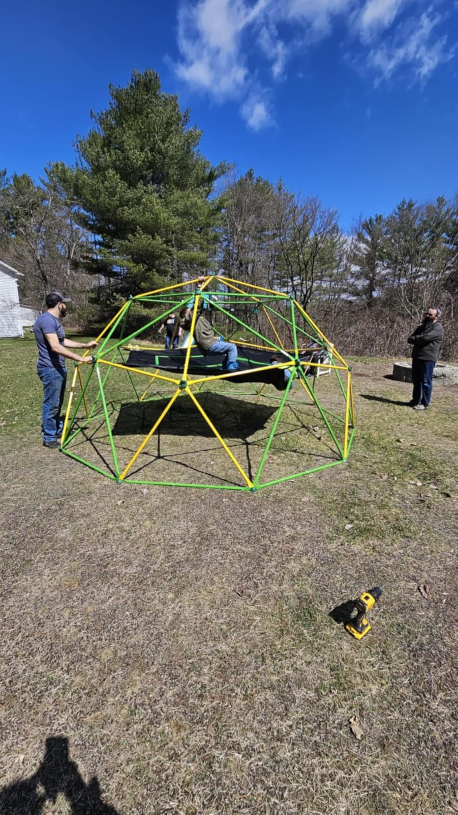 Merax 13FT Climbing Dome with Hammock, Outdoor Geometric Dome Climber customer photo 1