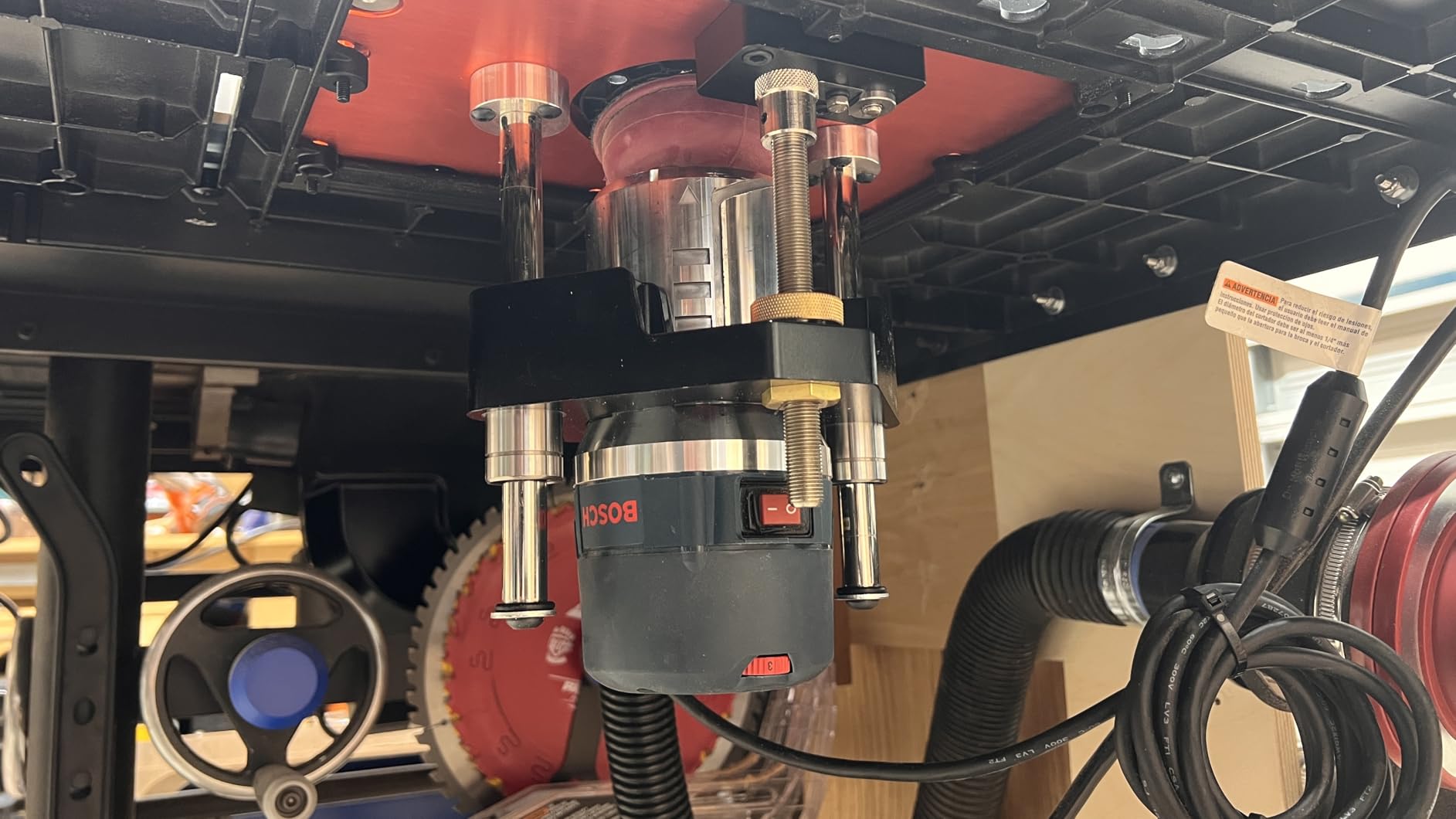 Router Lift System Compatible With Bosch RA1181 and RA1171 customer photo 2