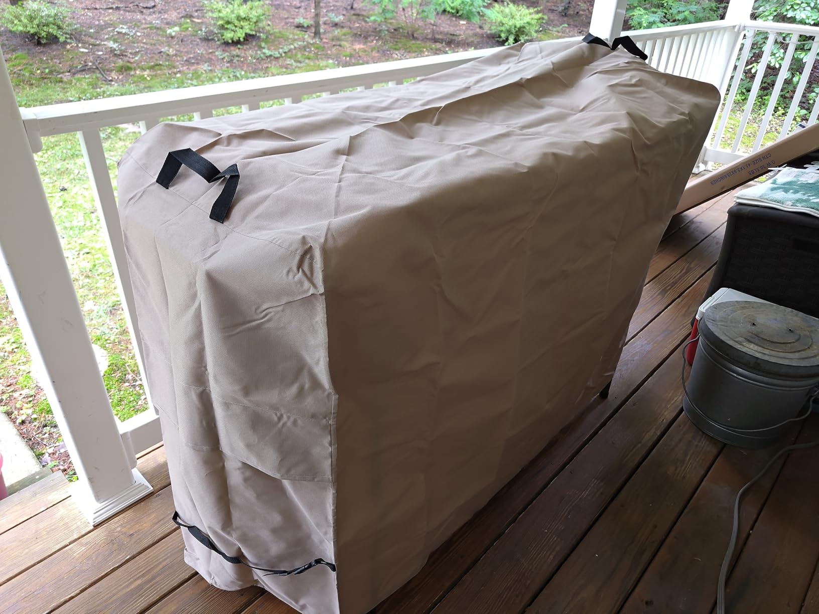 Pizza Oven Table Cover for Pizza Oven Cart Table Black customer photo 1