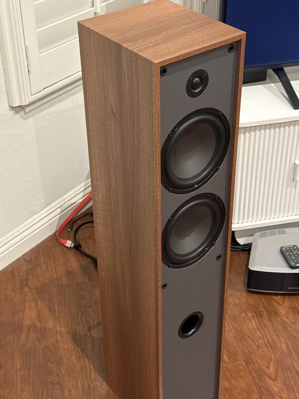 Dayton Audio Classic T65 Floor-Standing Tower Speaker Pair (Wood) customer photo 2