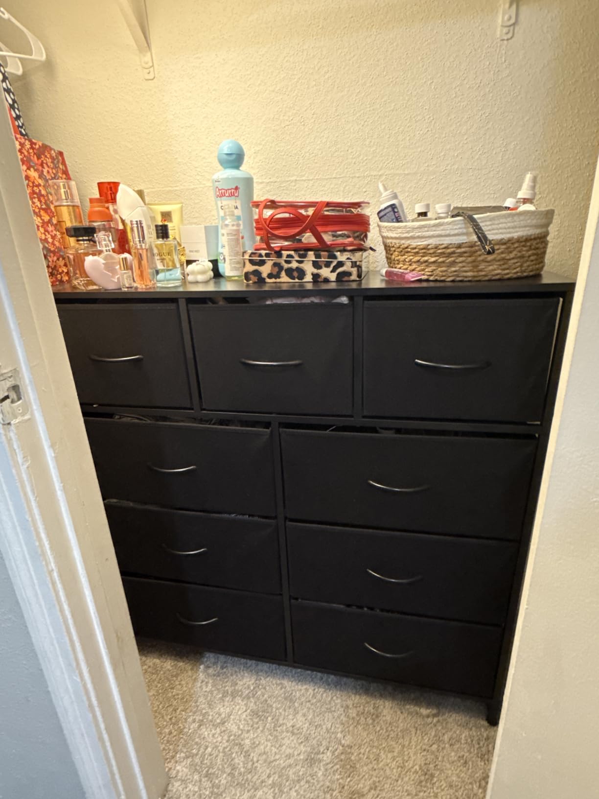 DUMOS 9 Drawer Dresser for Bedroom, Storage Organizer Chest of Drawers customer photo 2