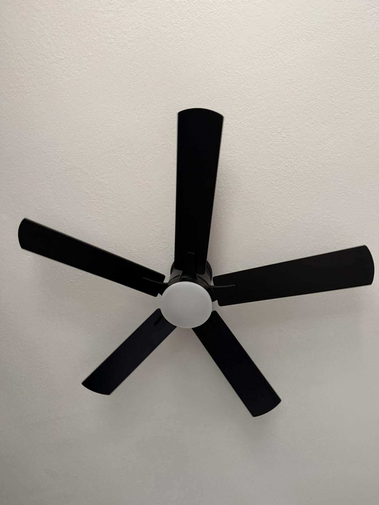 Ceiling Fans with Lights 52 Inch, Flush Mount, Remote Control, 3CCT Dimmable, 6 Speeds, Quiet Reversible DC Motor, Low Profile Hugger White Ceiling Fan for Bedroom, Living Room, Indoor/Outdoor, ETL customer photo 1