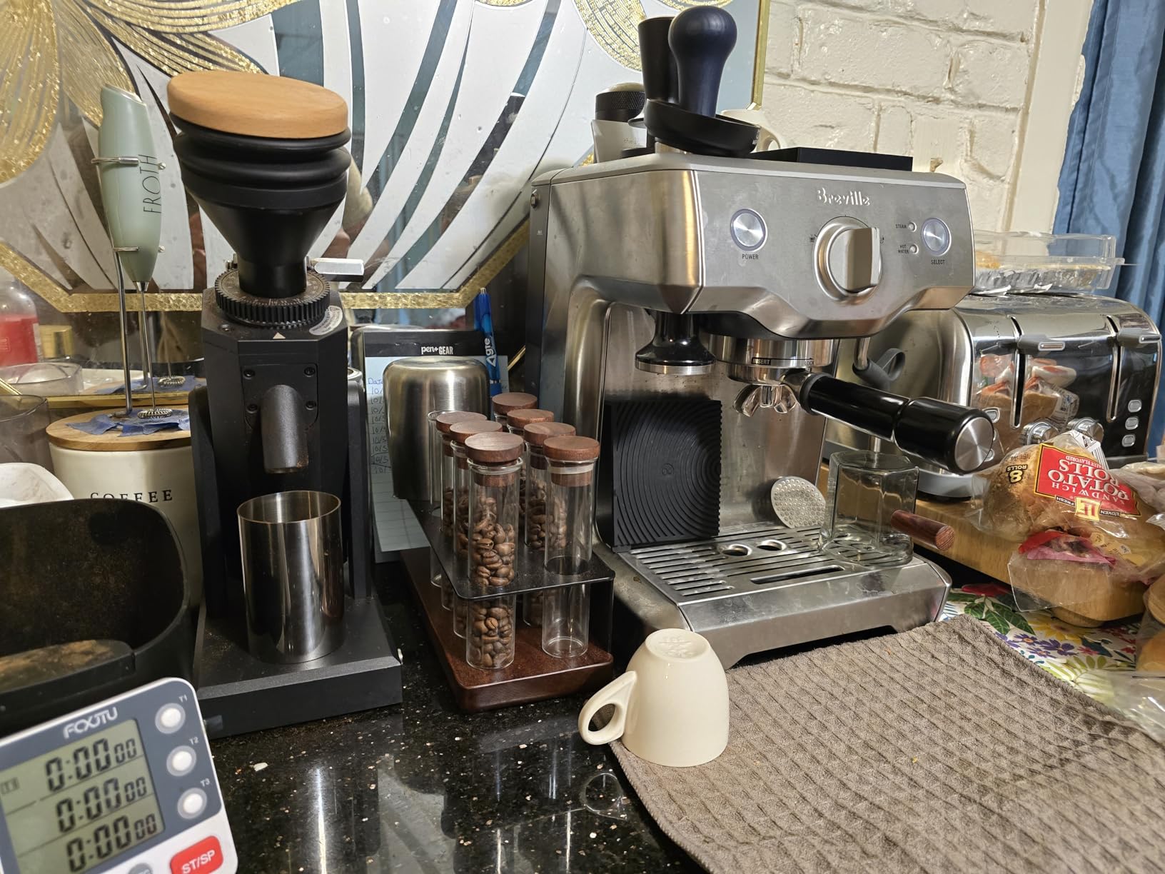 Turin SK40 Single Dose Coffee Grinder, 40mm Conical Burrs, Stepless Adjustment, Black customer photo 2