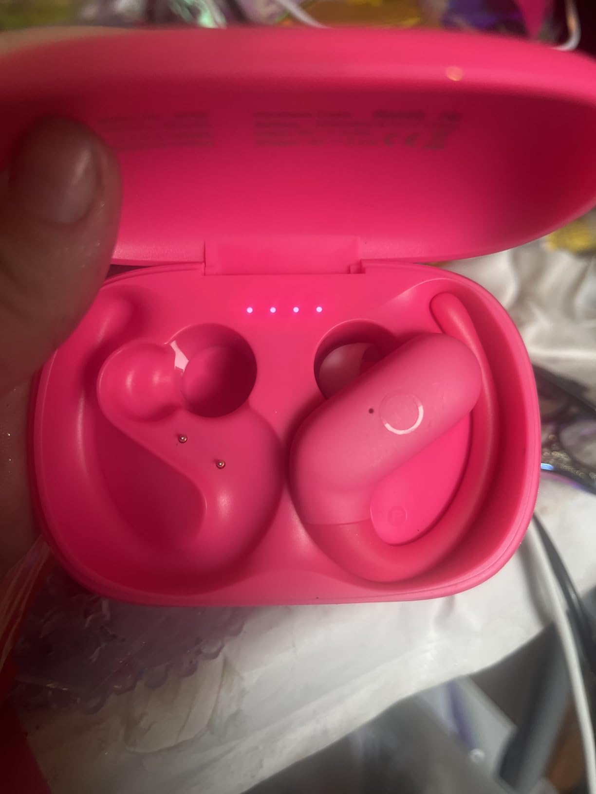 kurdene Wireless Earbuds Bluetooth Headphones with Secure Earhooks 60Hrs customer photo 2