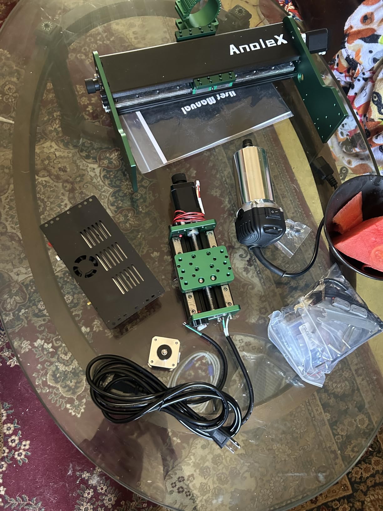 CNC Router Machine 3030-Evo Max, All-Metal XYZ Axis Dual Steel Linear Guides with 800W Trimmer Router, ideal for Cutting Aluminum, Brass, Stainless steel, Wood, Acrylic, MDF, Plastics customer photo 2