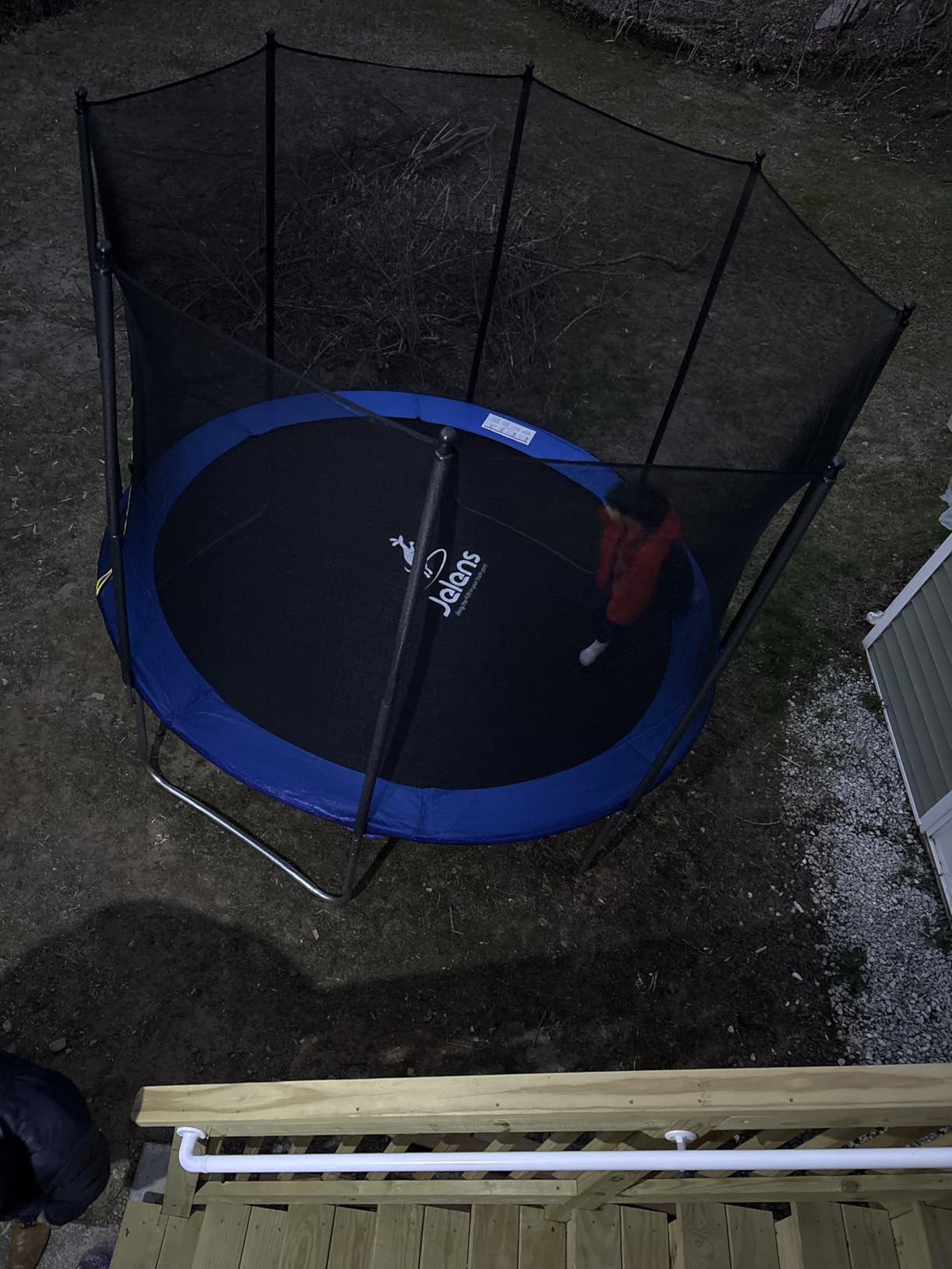 JELENS Trampoline 8FT 10FT 12FT 14FT 15FT, Outdoor Trampolines with Enclosure Net, Recreational Anti-Rust Trampolines for Kids and Adults, ASTM Approved customer photo 2