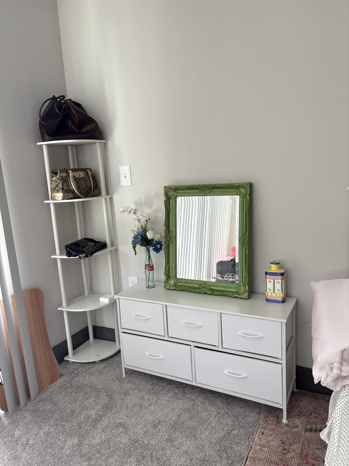 SONGMICS Dresser for Bedroom, Wide Dresser with 5 Fabric Drawers customer photo 1