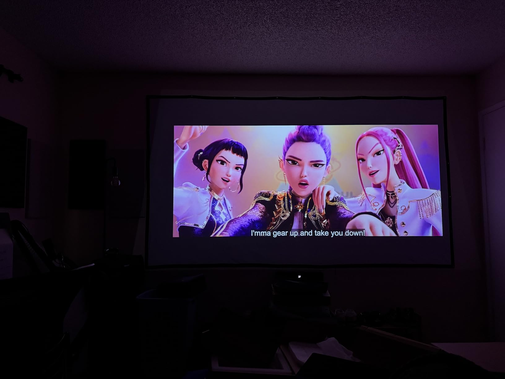XGIMI Elfin Flip Plus Portable Projector, 500 ISO Lumens, Adjustable Stand customer photo 2