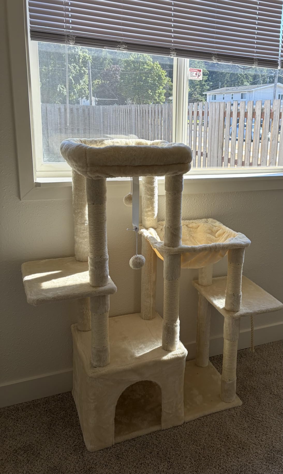 Heybly Heavy Duty Cat Tree with Large Base for Large Indoor Cats HCT026G customer photo 1