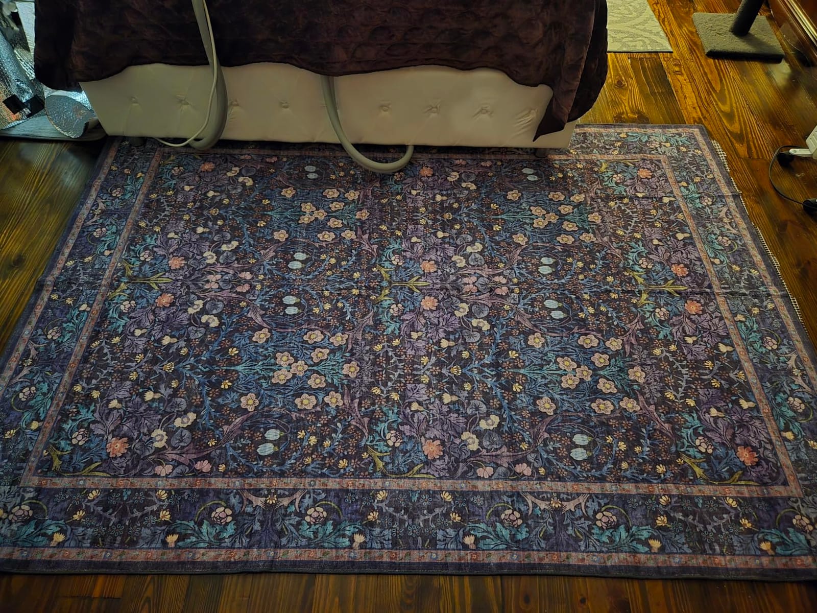 Hazo Haus Vintage Moss Green Living Room Rug, Neutral 8x10 Washable Area Rugs for Bedroom, Dining Room Rugs Under Kitchen Table, Oriental Non-Slip Low Pile Stain Resistant Large Rug customer photo 2