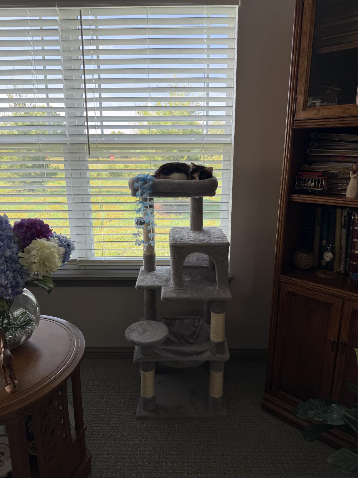 PETEPELA Cat Tree for 30lbs Large Cats, 58