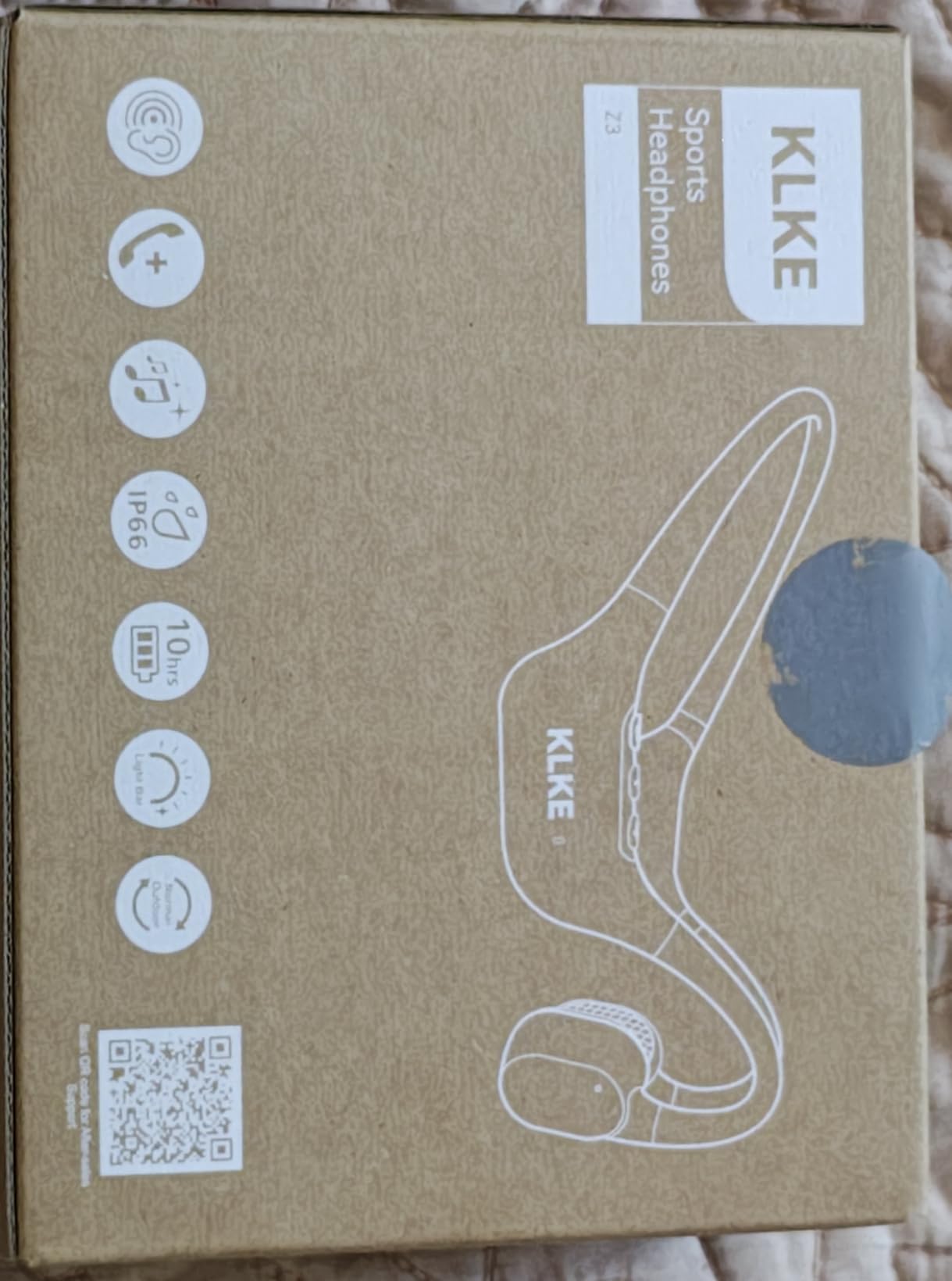 Z3 Open-Ear Bone Conduction Headphones with Mic, Sports Headset customer photo 1