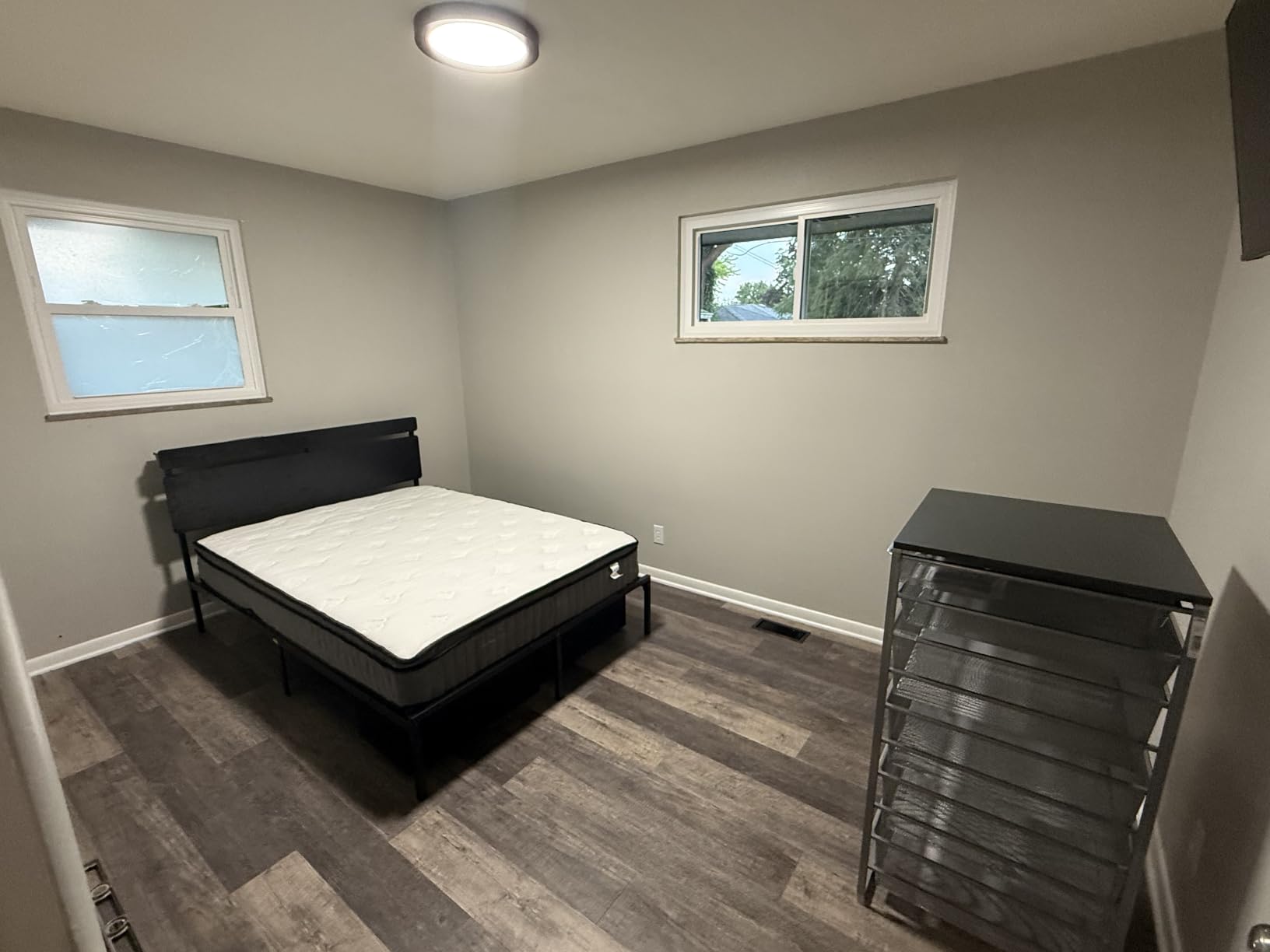 Forestell King Size Bed Frame with Wood Headboard,3 Storage Drawers & Shelf customer photo 1