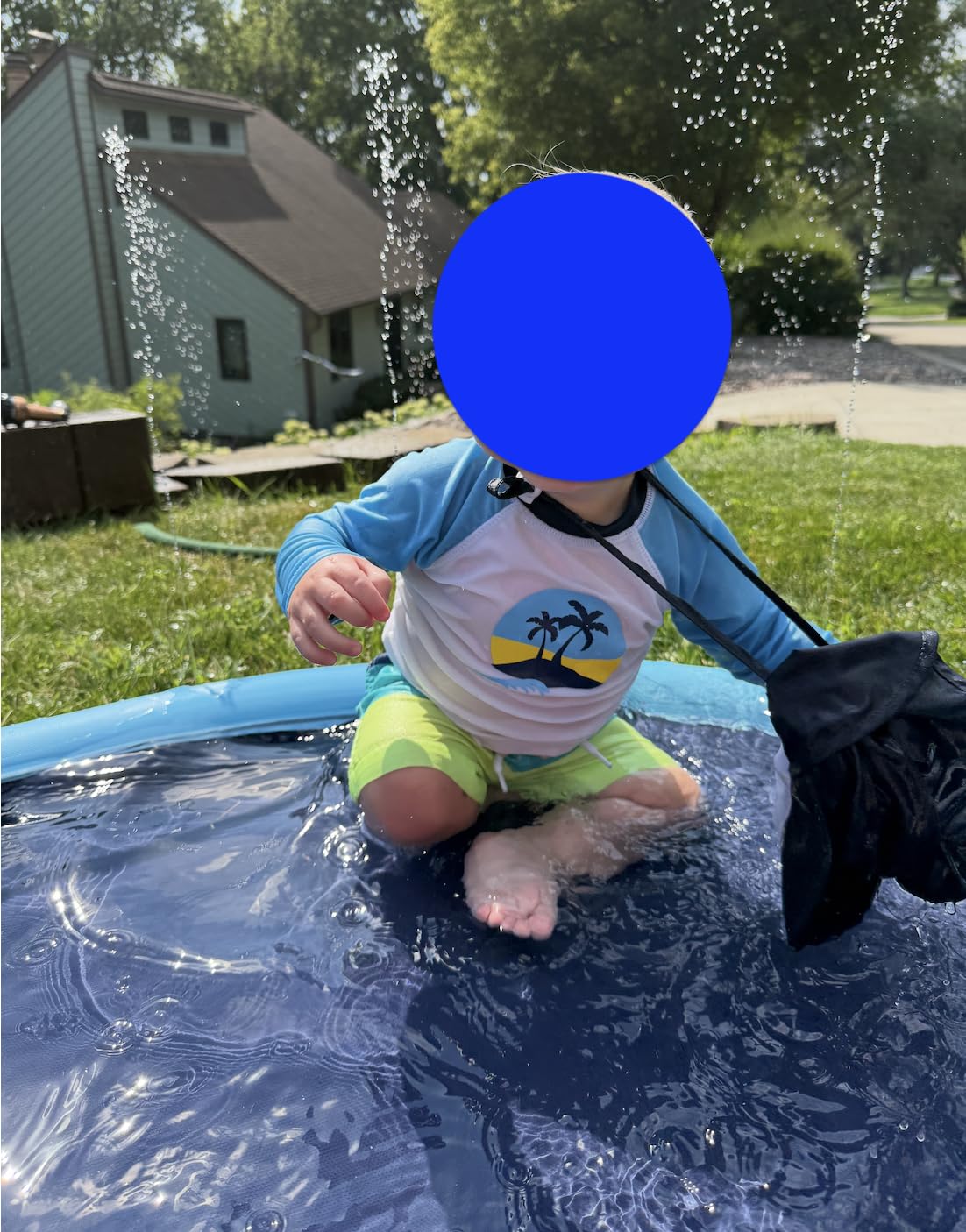 Non Slip Splash Pad for Kids and Dogs, 80