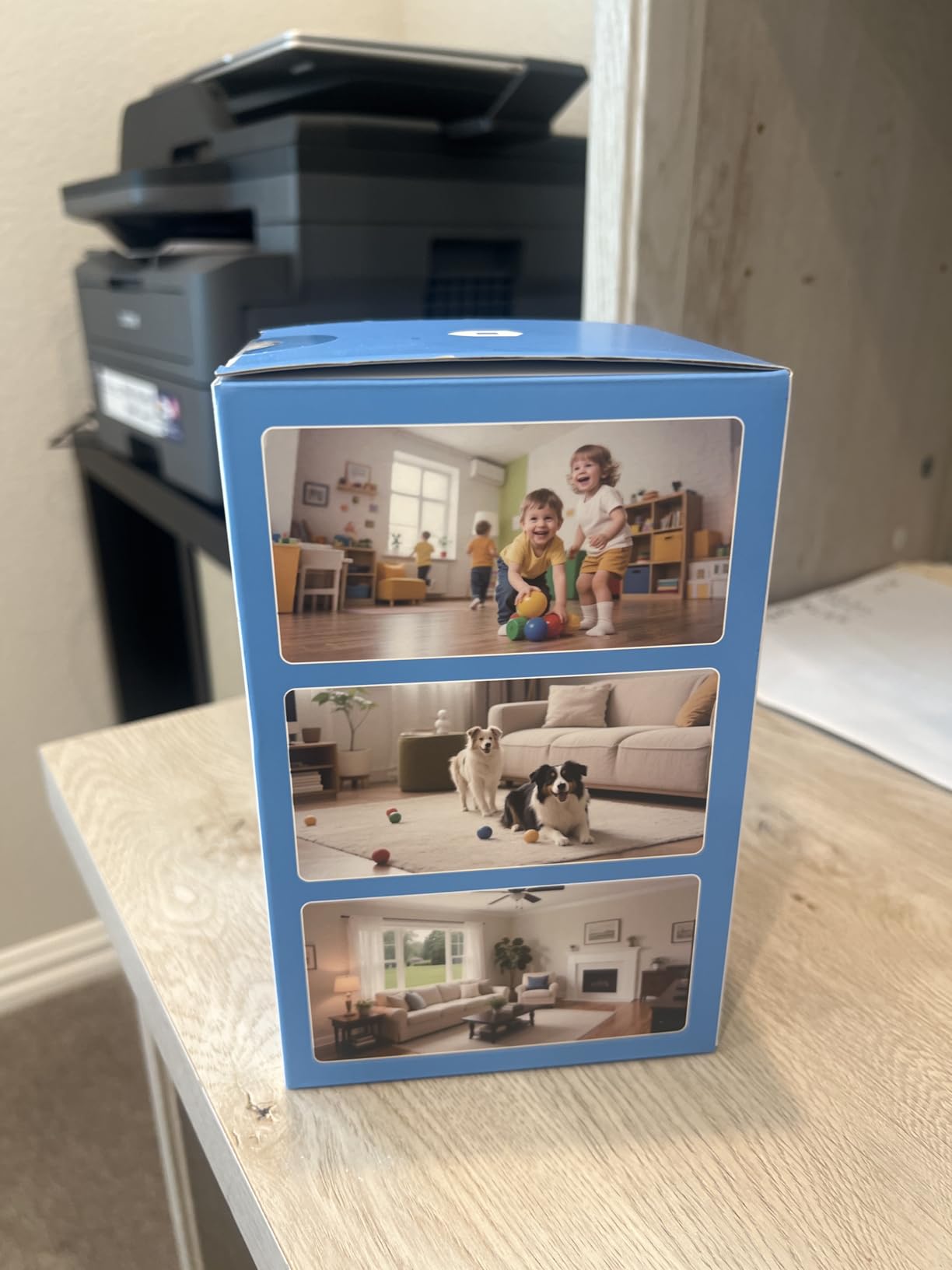 Noonkey Battery Powered Wireless Indoor Security Camera, 4MP HD Pan/Tilt Pet Camera w/ 6000mAh Rechargeable, 5G&2.4G WiFi 6,Motion Detection, Color Night Vision, 2-Way Talk, Home/Pet/Baby Monitoring customer photo 2