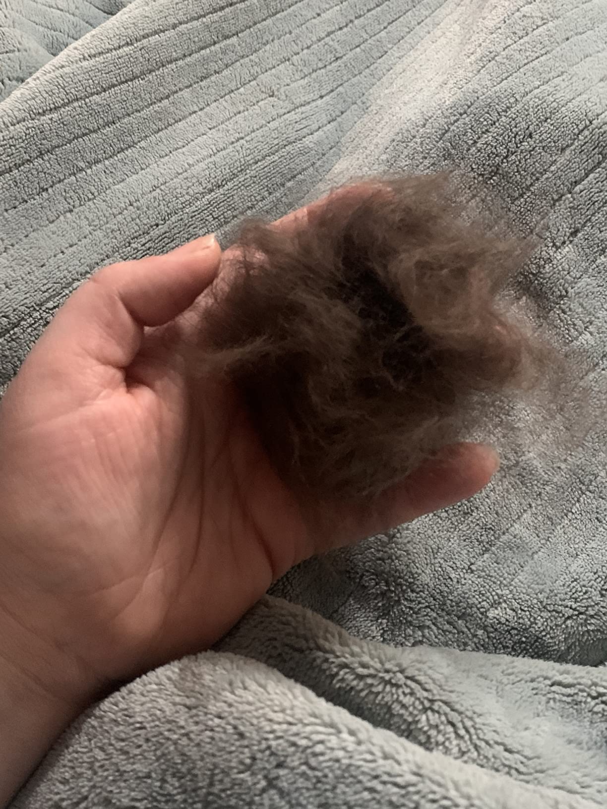 Pecute Self-Cleaning Undercoat Rake for Dogs Cats with Long/Double Coats customer photo 2