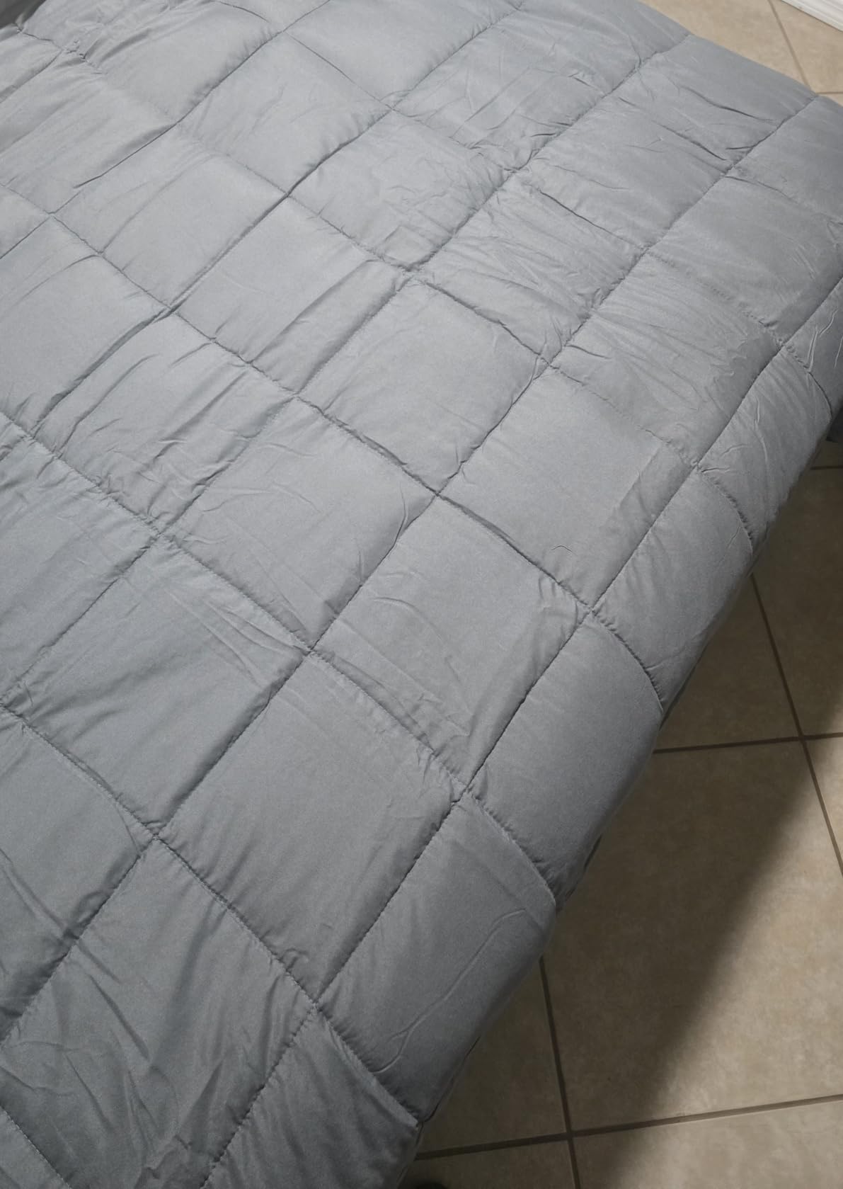 Machine Washable Weighted Blanket for Adults - Heavy Blankets for All-Season Sleeping, Cooling Soft & Breathable with Premium Glass Beads (48” x 72”|15lbs) customer photo 1