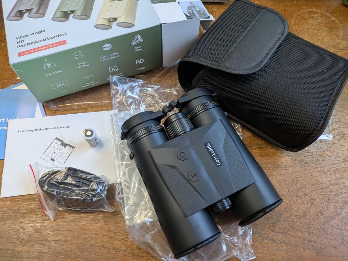 10x42 Laser Rangefinder Binoculars for Hunting -1640 Yards customer photo 1