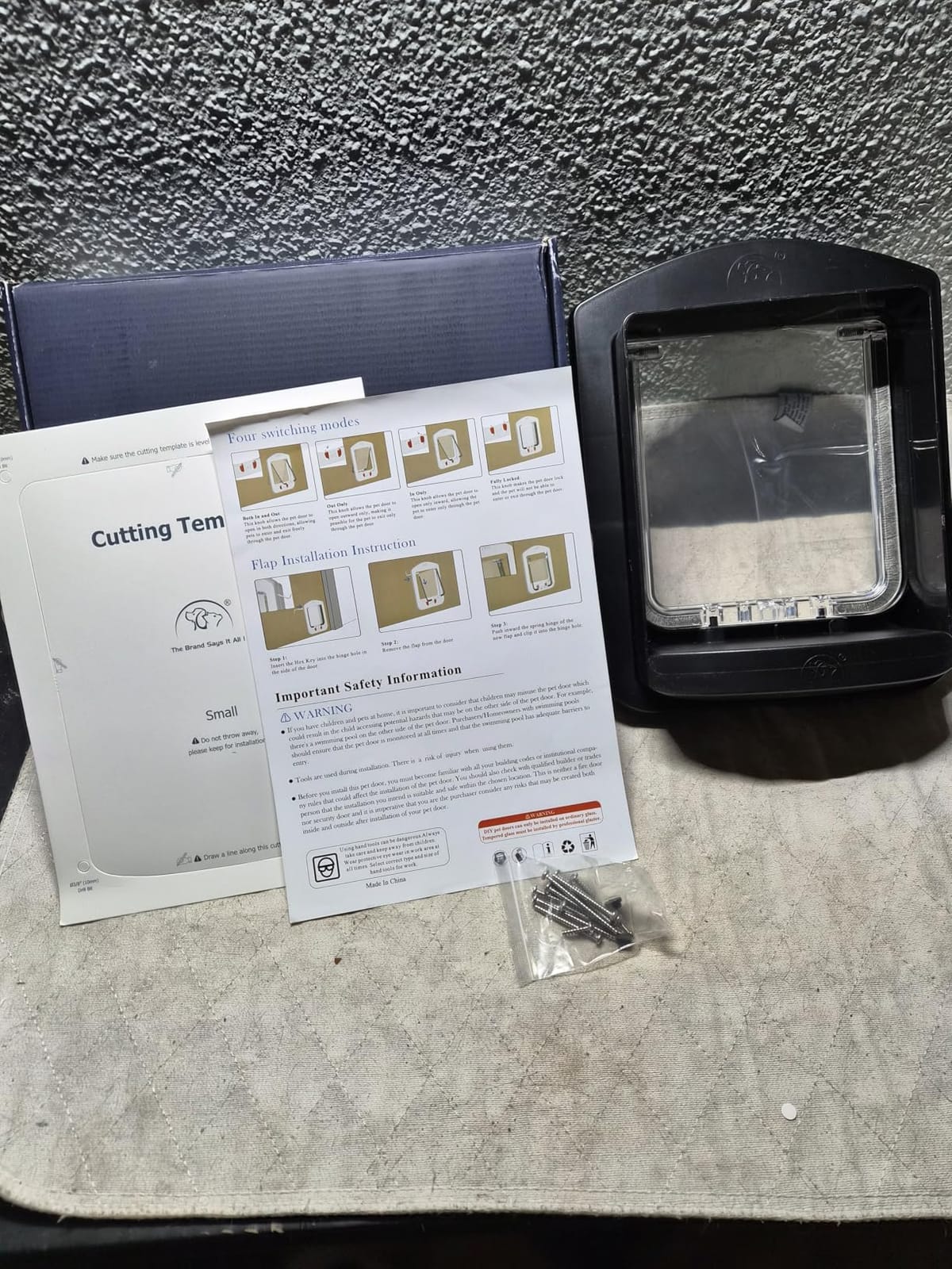HIDROSIL Cat Door with Collar Sensor, 4 Ways Lock customer photo 1