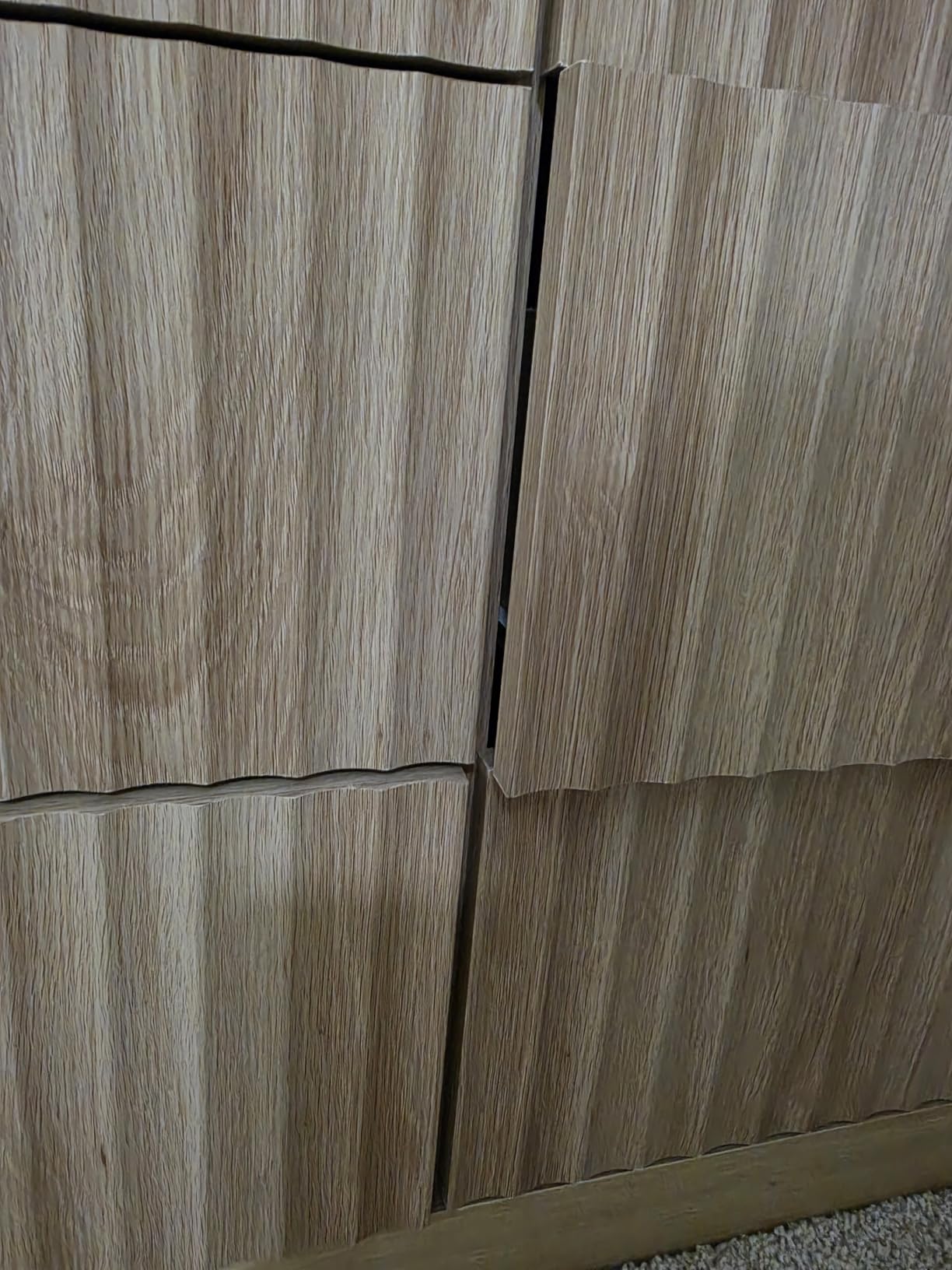 TEENOFN Fluted Dresser for Bedroom with 7 Drawers, 48