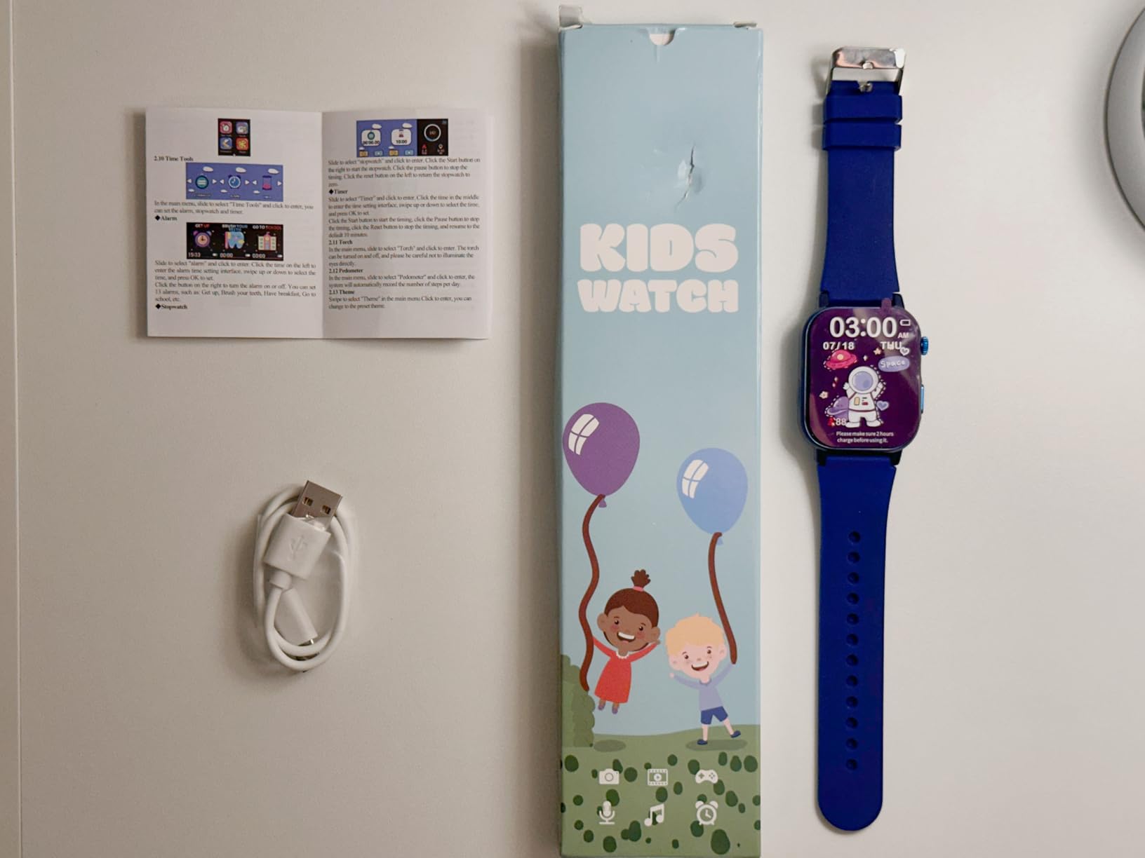 4G Kids Smart Watch with GPS Tracker Two-Way Call Phone for Ages 5-12 Girls customer photo 2