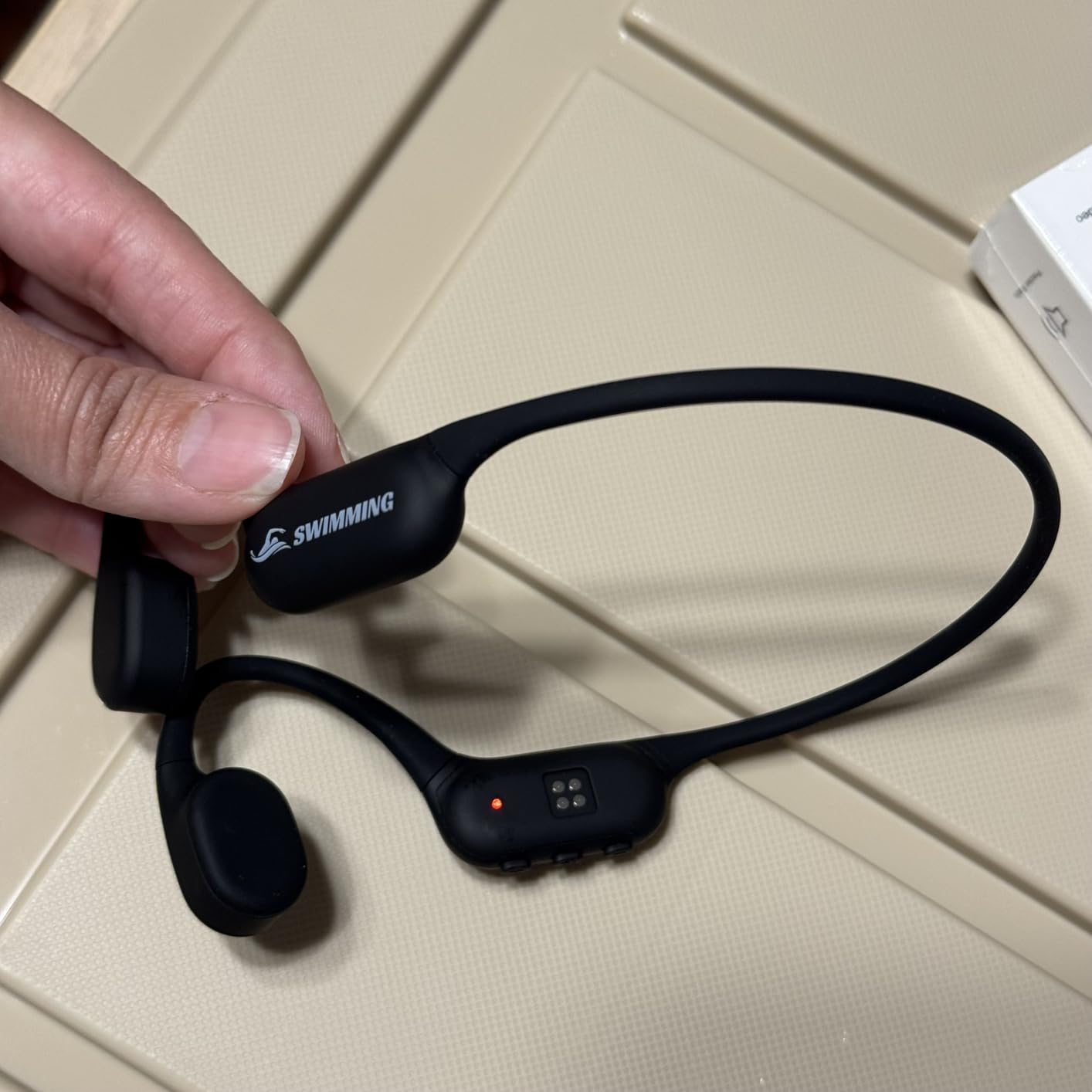 Swimming Headphones Underwater,Bone Conduction Headphones IP68 Waterproof customer photo 2