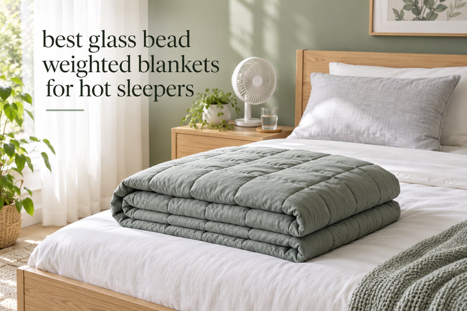 best glass bead weighted blankets for hot sleepers