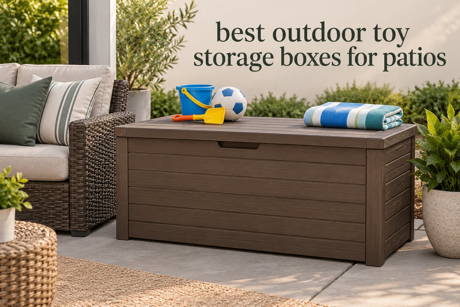 best outdoor toy storage boxes for patios