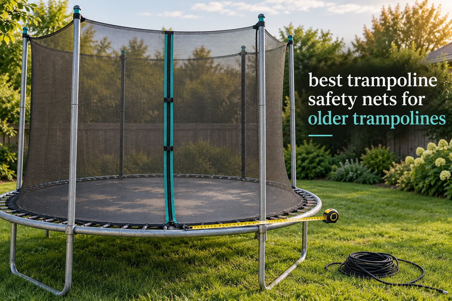 best trampoline safety nets for older trampolines
