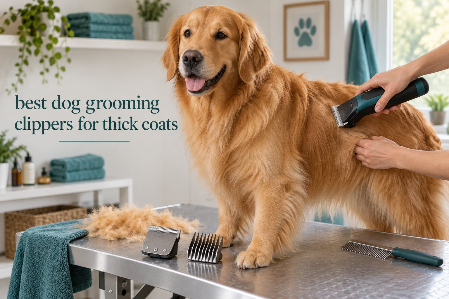 best dog grooming clippers for thick coats
