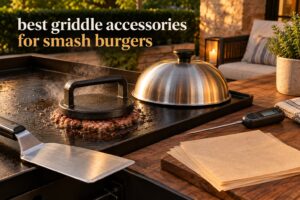 best griddle accessories for smash burgers