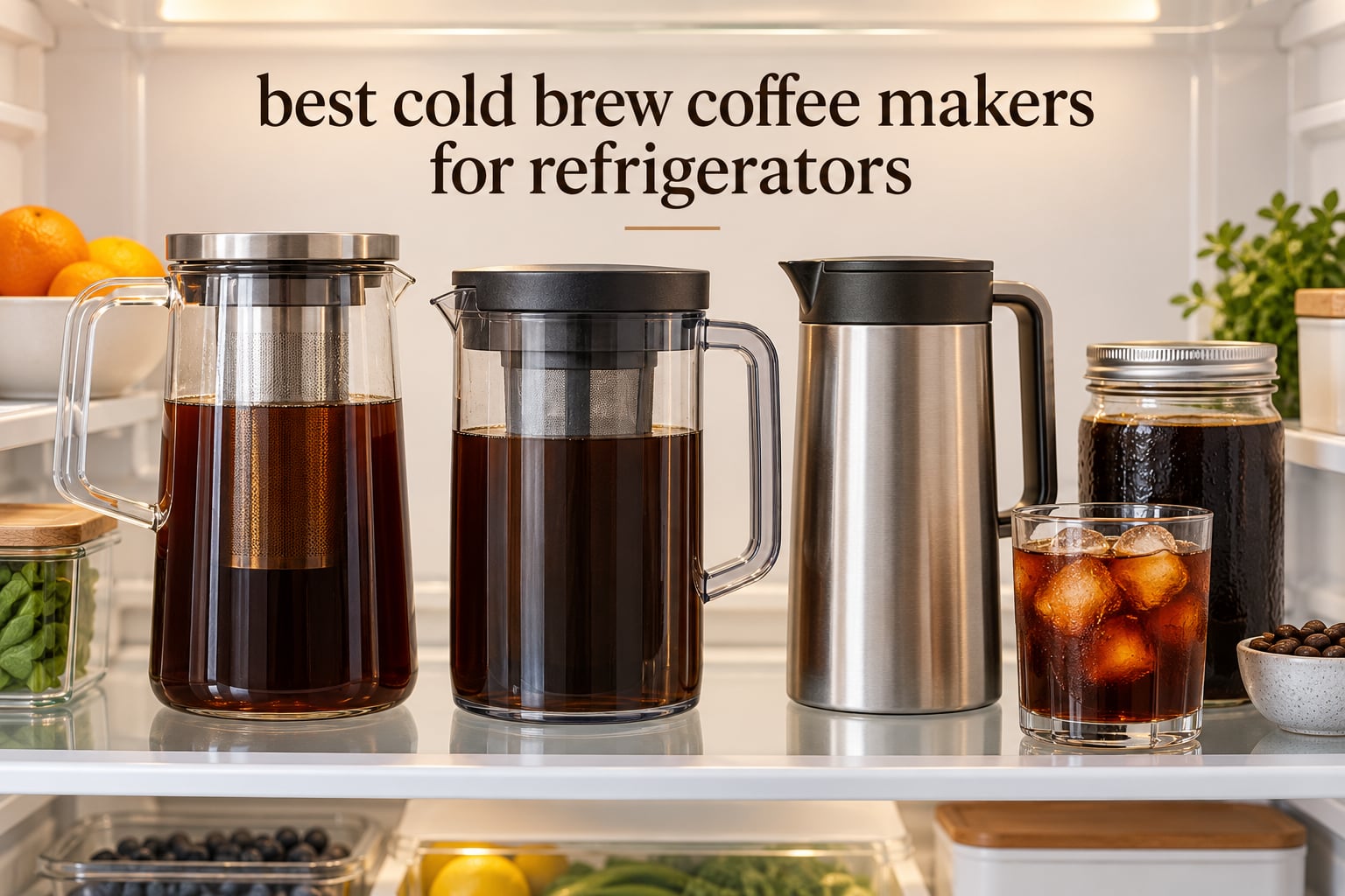 best cold brew coffee makers for refrigerators