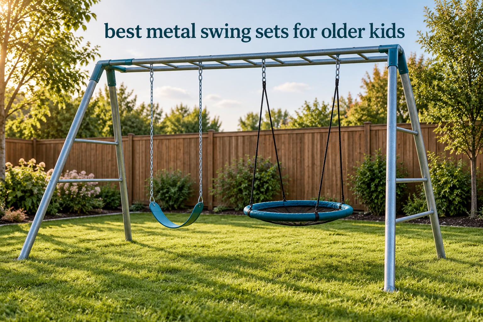 best metal swing sets for older kids