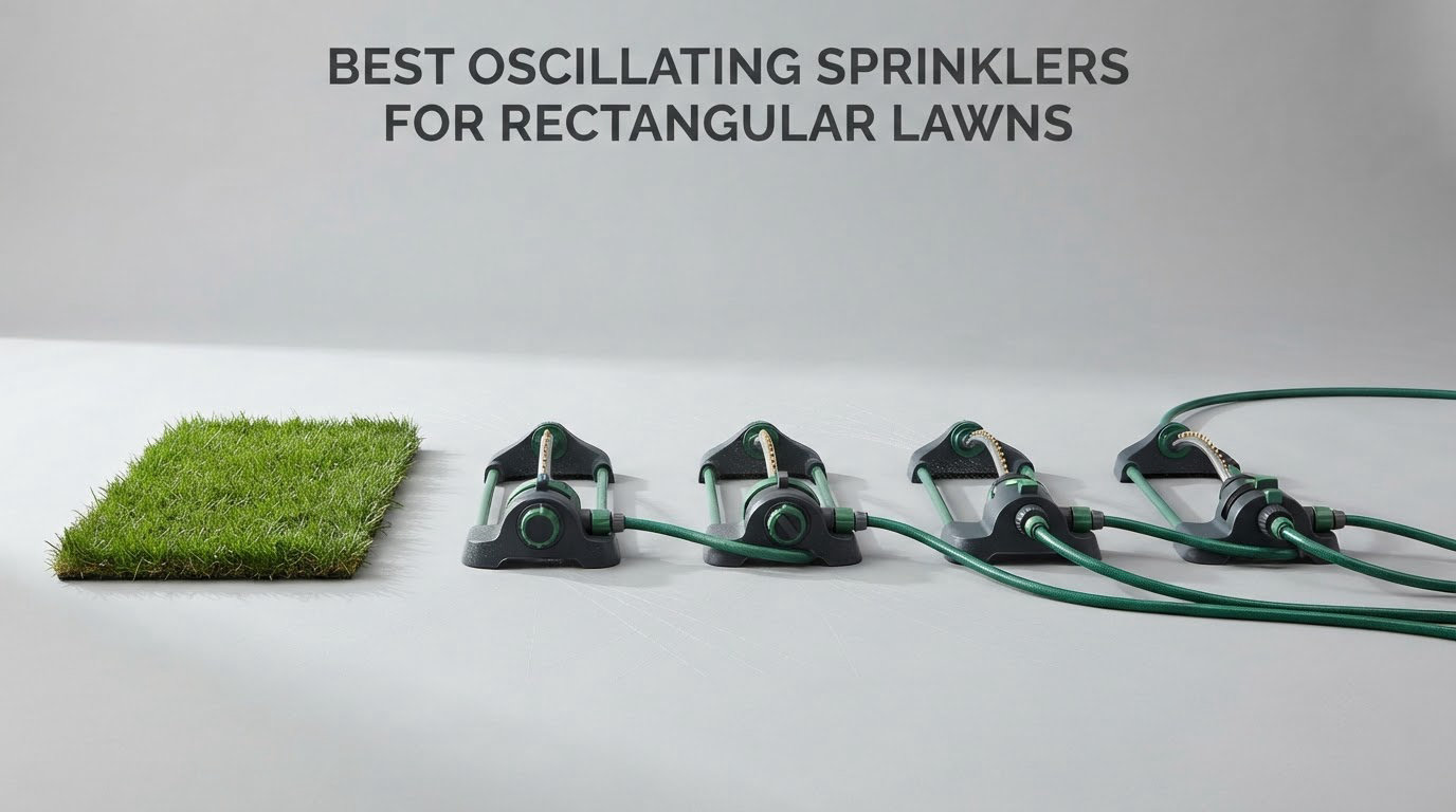 best oscillating sprinklers for rectangular lawns