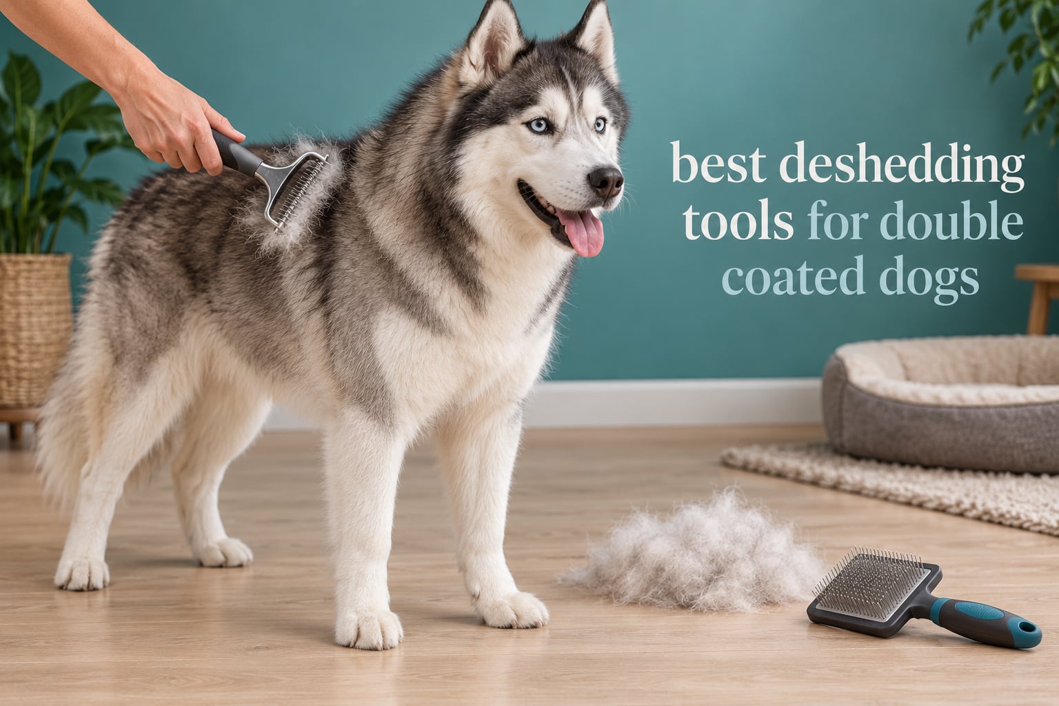 best deshedding tools for double coated dogs