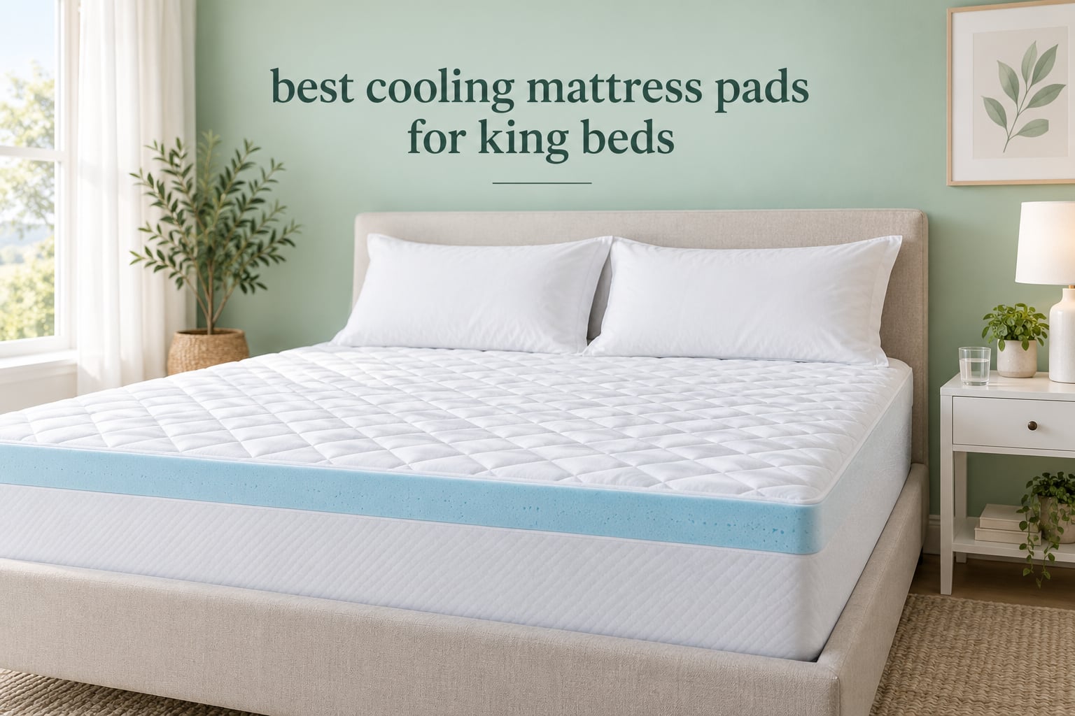 best cooling mattress pads for king beds