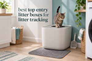 best top entry litter boxes for litter tracking