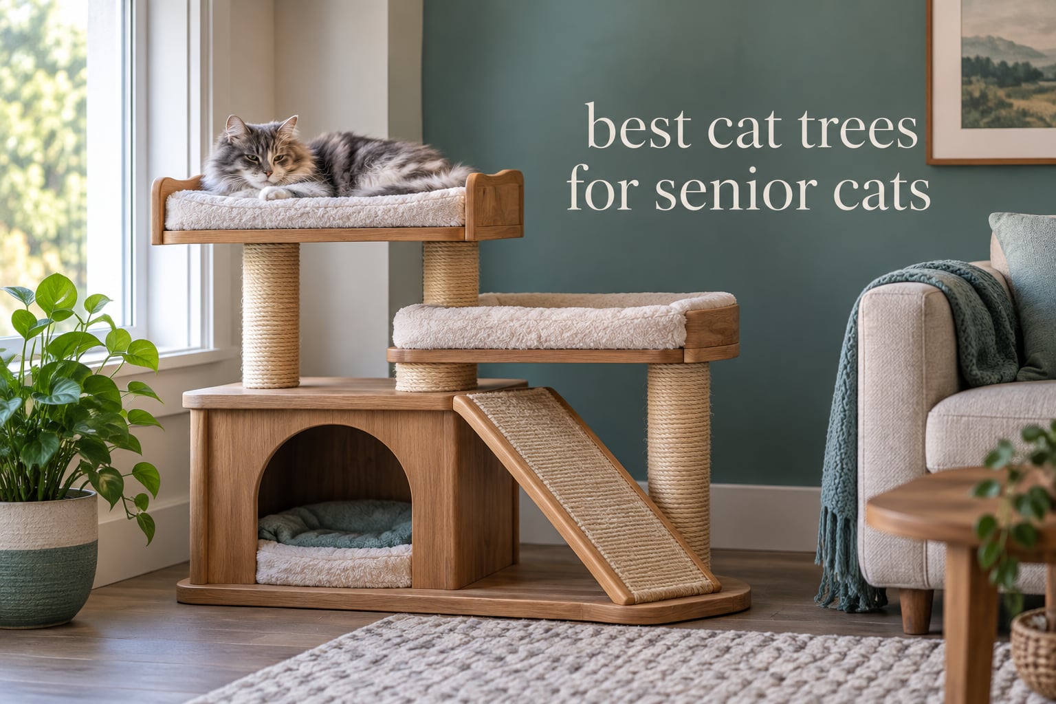best cat trees for senior cats