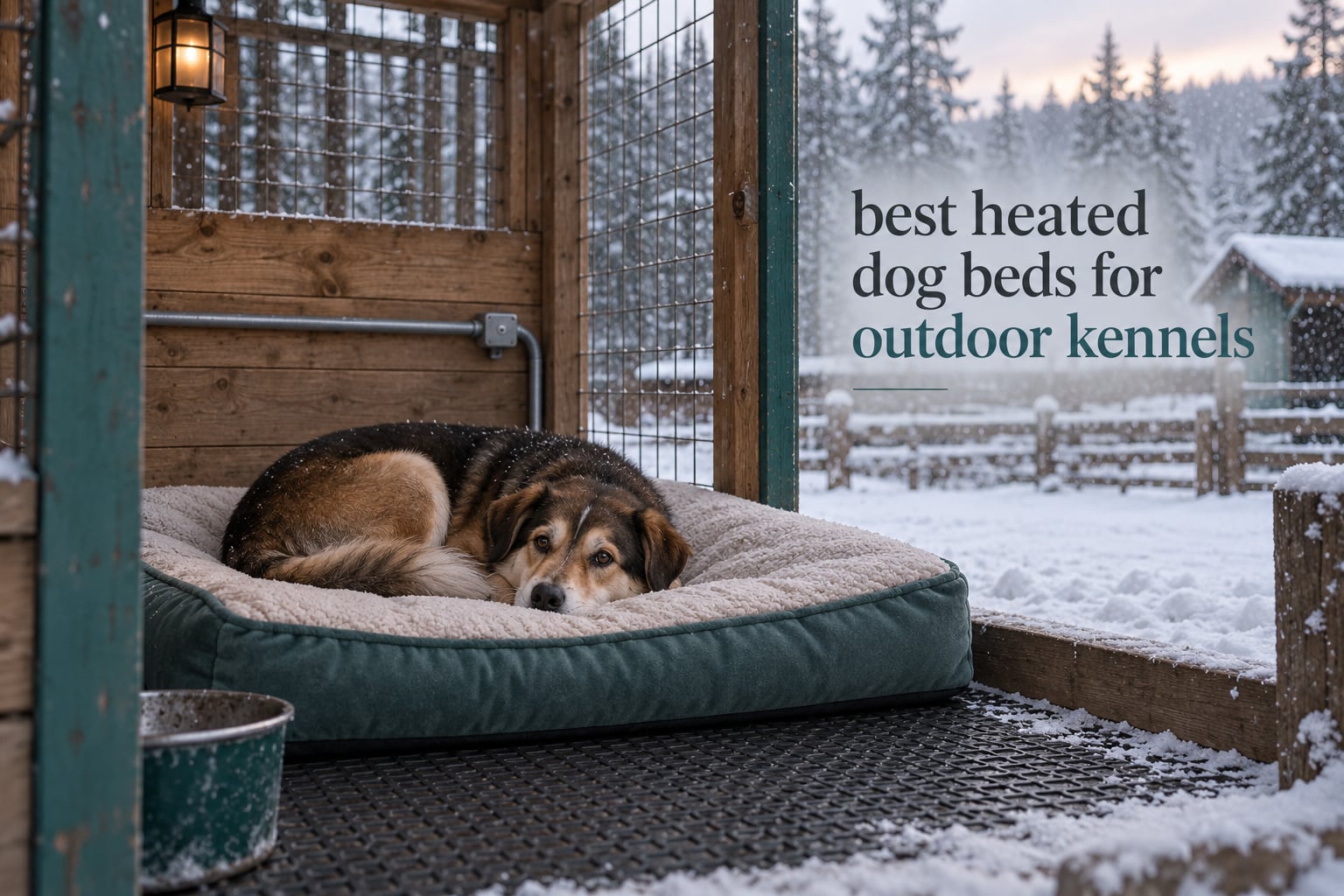best heated dog beds for outdoor kennels