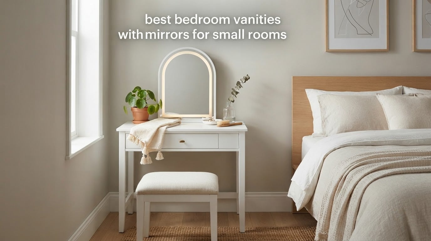 best bedroom vanities with mirrors for small rooms