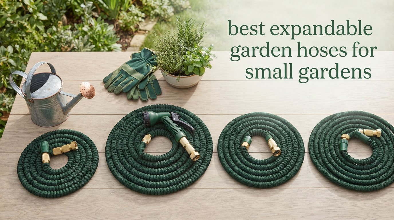 best expandable garden hoses for small gardens